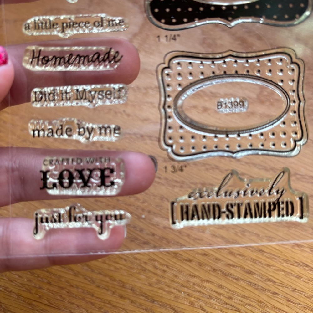 Clear stamp set - Picture 3 of 3